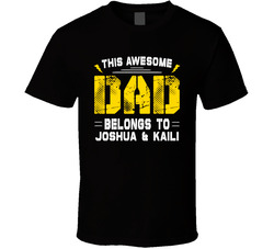This Dad belongs to JK T Shirt