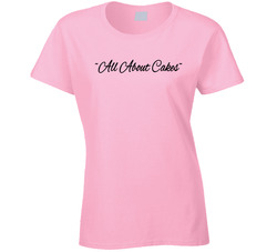 All About Cakes (Black) T Shirt