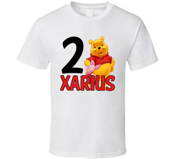 Pooh & Piglet - 2nd Birthday T Shirt Pooh & Piglet - 2nd Birthday T Shirt