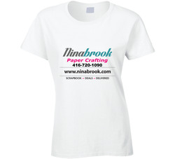 Ninabrook Paper Crafting - Back View T Shirt Ninabrook Paper Crafting - Back View T Shirt
