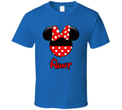 Disney Vacation Family - Aunt (no Glasses) T Shirt Disney Vacation Family - Aunt (no Glasses) T Shirt