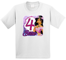 Princess Jasmine - Birthday T Shirt Princess Jasmine - Birthday T Shirt