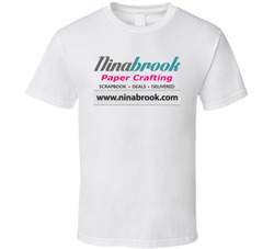 Ninabrook Paper Crafting (front) T Shirt Ninabrook Paper Crafting (front) T Shirt