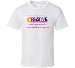 Creative Crafting Retreats (front) T Shirt Creative Crafting Retreats (front) T Shirt