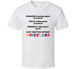 Creative Crafting Retreats (back) T Shirt Creative Crafting Retreats (back) T Shirt