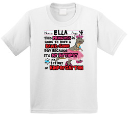 Dinosaur Princess - Birthday & Kindergarten T Shirt Dinosaur Princess - Birthday & Kindergarten T Shirt