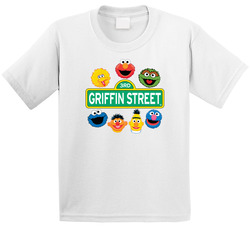 Griffin ( Sesame) Street T Shirt Griffin ( Sesame) Street T Shirt