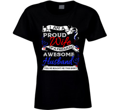 Proud Wife Of Awesome Husband T Shirt Proud Wife Of Awesome Husband T Shirt