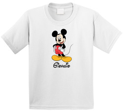 Mickey Mouse With Name T Shirt Mickey Mouse With Name T Shirt