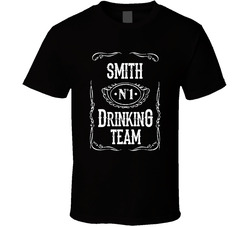 ( Name) No. 1 Drinking Team T Shirt