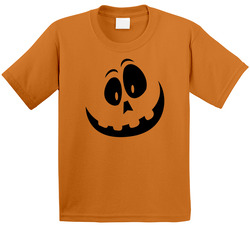 Hallowe'en Jack O'lantern Face T Shirt