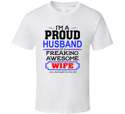 Proud Husband (light, Coloured) T Shirt