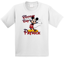 Birthday Boy - Mickey T Shirt Birthday Boy - Mickey T Shirt