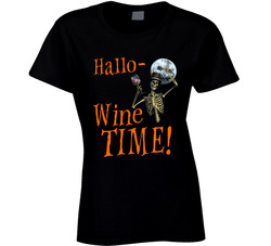 It's Hallo-wine Time! T Shirt