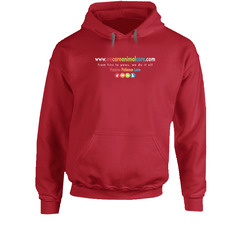 We Care - Back (red) Hoodie We Care - Back (red) Hoodie