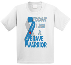 Diabetes Type 1 - Brave Warrior T Shirt Diabetes Type 1 - Brave Warrior T Shirt