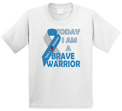 Type 1 Diabetes - Brave Warrior T Shirt Type 1 Diabetes - Brave Warrior T Shirt