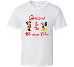 Disney Birthday Twins - Grandma T Shirt