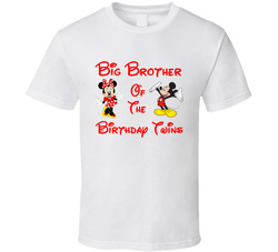 Disney Birthday Twins - Big Brother T Shirt