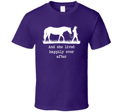 And She Lived Happily Ever After T Shirt