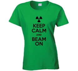 Keep Calm And Beam On (blk) T Shirt