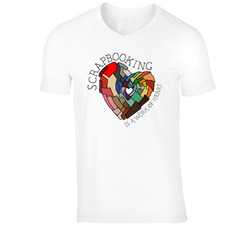 Scrapbooking Is A Work Of Heart T Shirt