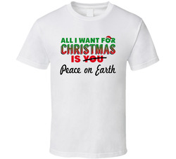 All I Want For Christmas Is (add Word) T Shirt