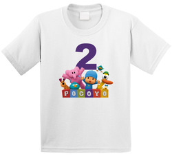 Pocoyo - With Birthday Age T Shirt Pocoyo - With Birthday Age T Shirt