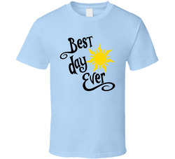 Disney - Tangled - Best Day Ever (blk/ylw) T Shirt
