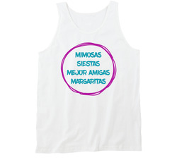 Mimosas Siestas Mejor Amigas Margaritas Tanktop