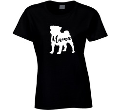 Mama Pug T Shirt