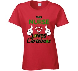This Nurse Loves Christmas T Shirt