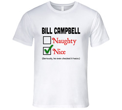 Naughty Or Nice?  Nice  (add Any Name) T Shirt