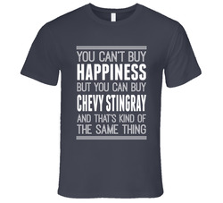 Happiness Is A Chevrolet Corvette Stingray T Shirt Happiness Is A Chevrolet Corvette Stingray T Shirt