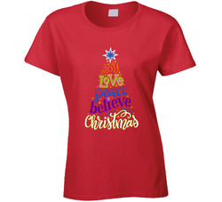 Christmas Tree (for Red) T Shirt