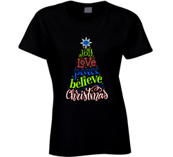 Christmas Tree Wishes T Shirt