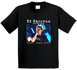 Ed Sheeran 2018 North American Tour Toronto T Shirt