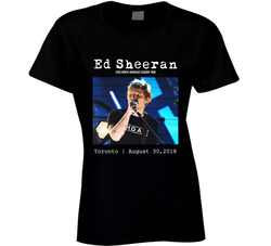Ed Sheeran 2018 North America Tour Toronto (adult) T Shirt