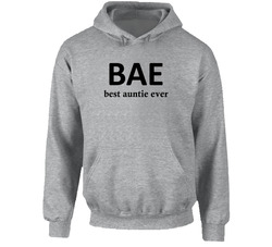 Bae Best Auntie Ever (black) Hoodie