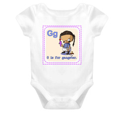 G Is For Gangster Baby One Piece