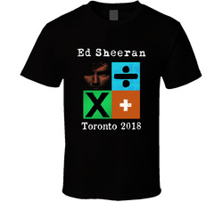 Ed Sheeran Toronto 2018 T Shirt