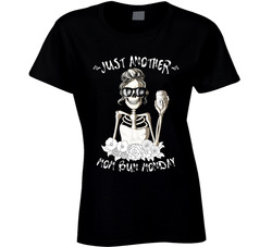 Just Another Mom Bun Monday T Shirt