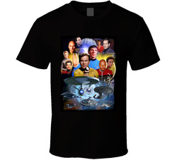 Star Trek - All The Generations T Shirt