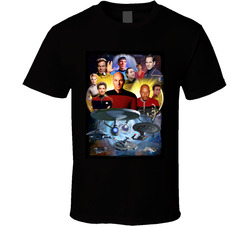 Star Trek - All The Generations V2 T Shirt