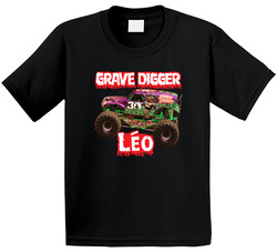 Grave Digger (plus Name) T Shirt