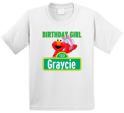 Sesame Street - Birthday Girl - Elmo T Shirt