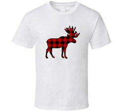 Moose Buffalo Plaid T Shirt