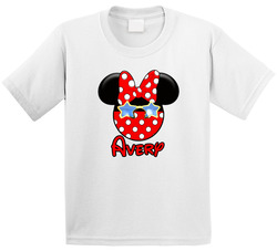 Disney Vacation - Minnie - Toddler (add Name) T Shirt