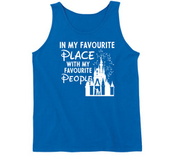 Disney - In My Favourite Place With My Favourite People Tanktop