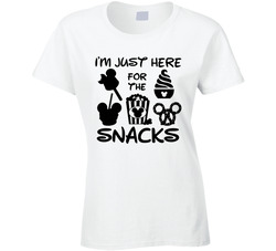 Disney Vacation - I'm Just Here For The Snacks T Shirt